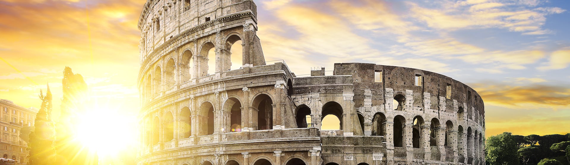The Colosseum in Rome, Italy