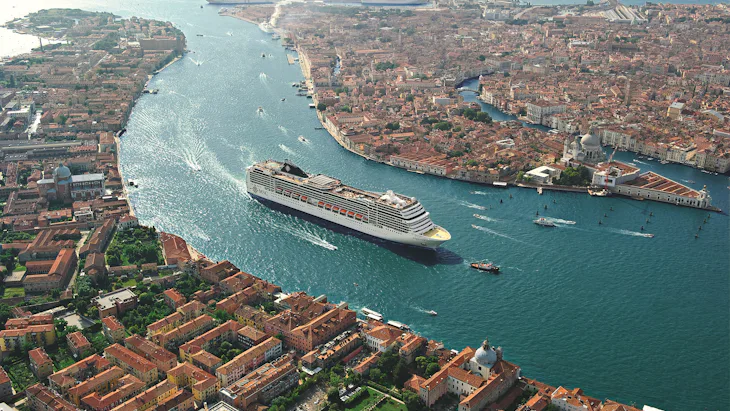 MSC Magnifica in Venice, Italy