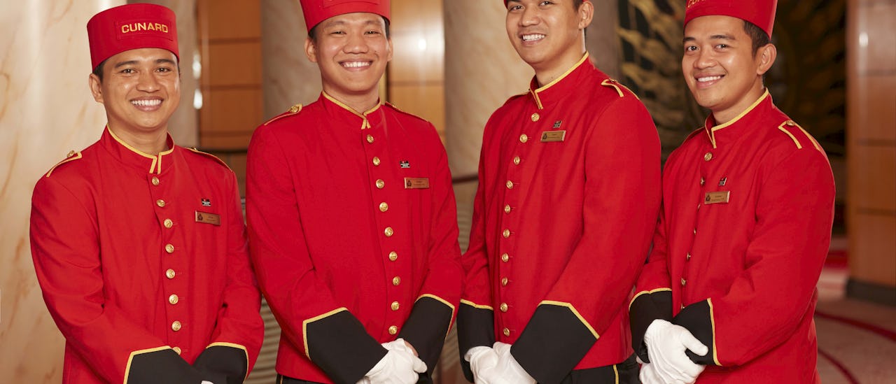 Cunard staff
