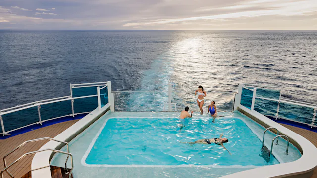 Wake View pool on a Princess Cruise ship