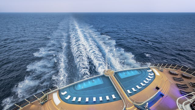 Aft view of MSC Seaside