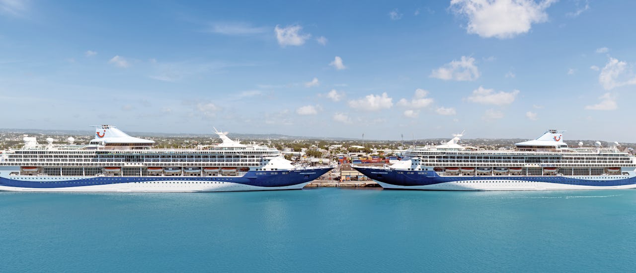 Two Marella Cruise ships