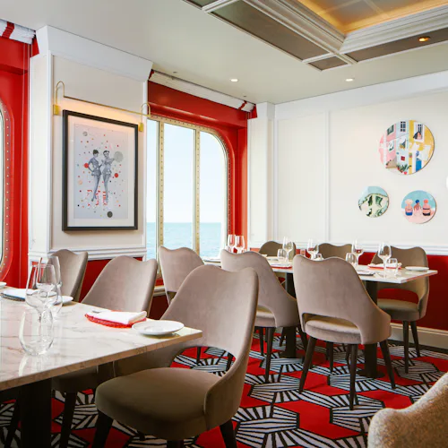 Dining onboard a Costa Cruise