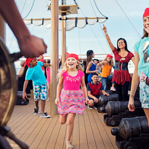 Kids onboard a Costa Cruise