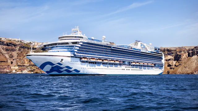 Emerald Princess at sea