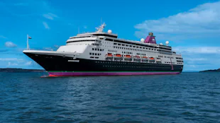 exterior view of Renaissance at sea