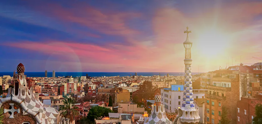 Barcelona at Dusk