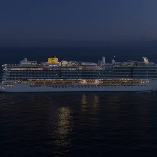 Costa Cruises Toscana Ship at Sea navigating