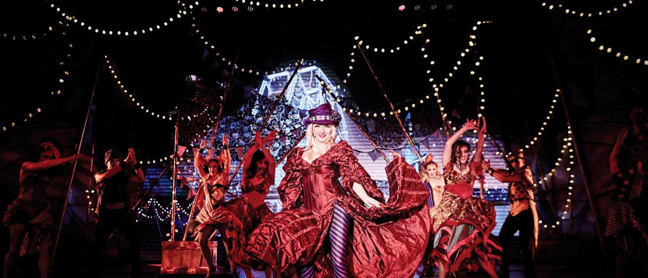 A show onboard on Princess Cruises ship