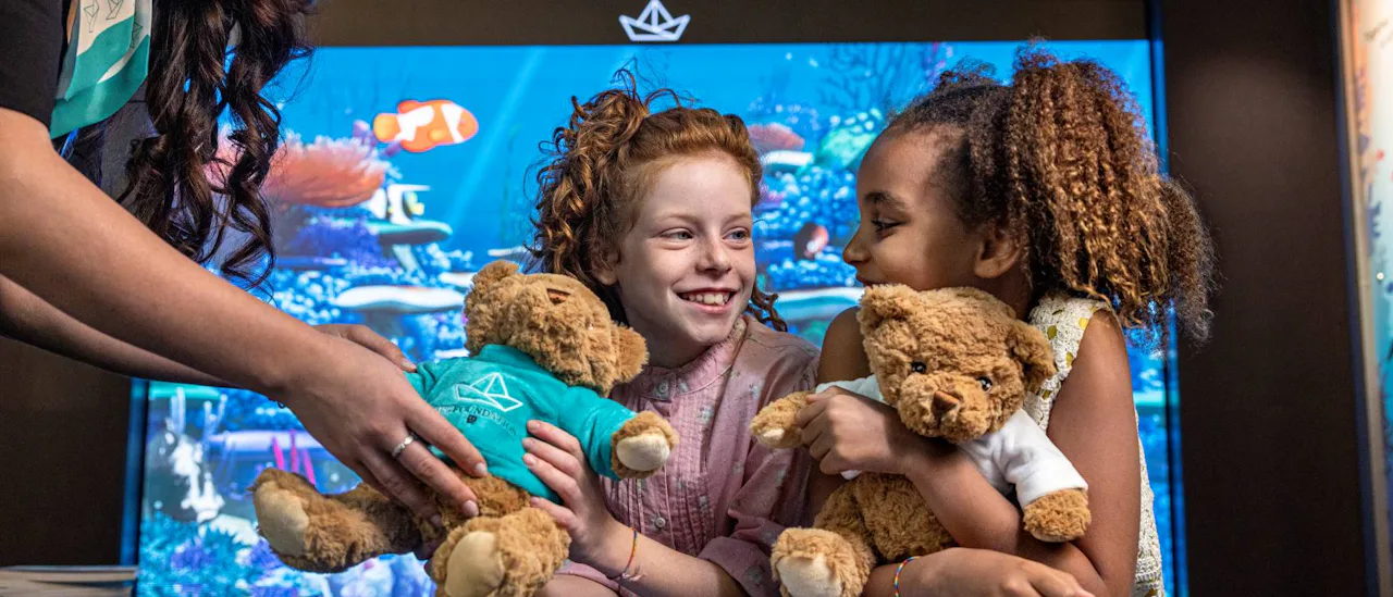 Kids onboard a MSC Cruises ship
